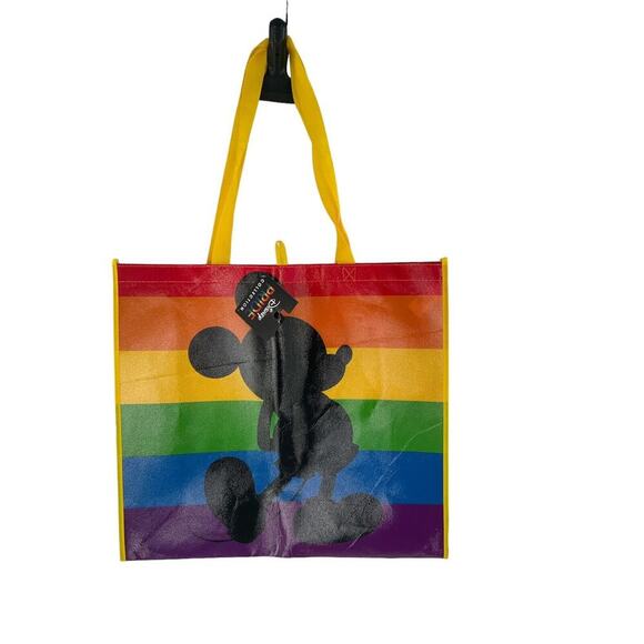 Disney's Mickey Mouse Pride Rainbow Large Authentic licensed Reusable Tote Bag - Picture 4 of 8